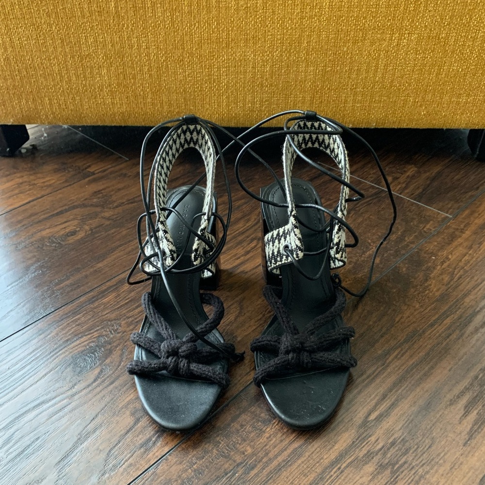 ZARA STRAPPY HEELS